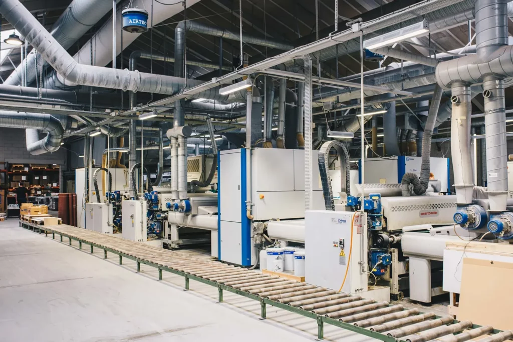 BF12 maskiner i fabrik